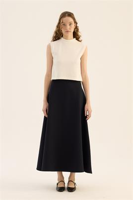 Kabarık Puf Etek Lacivert