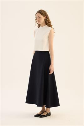 Kabarık Puf Etek Lacivert