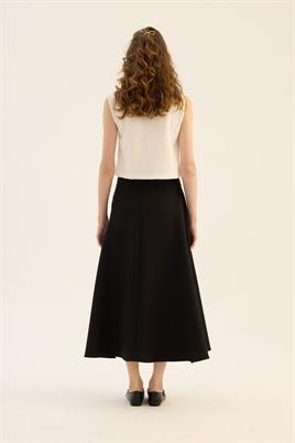 Kabarık Puf Etek Siyah