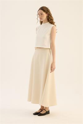 Kabarık Puf Etek Krem