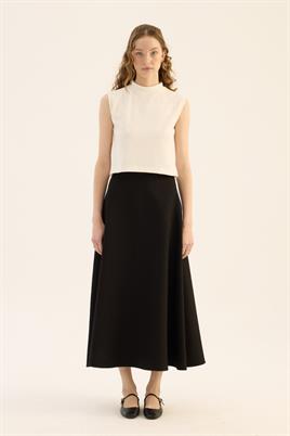 Kabarık Puf Etek Siyah