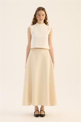 Kabarık Puf Etek Krem