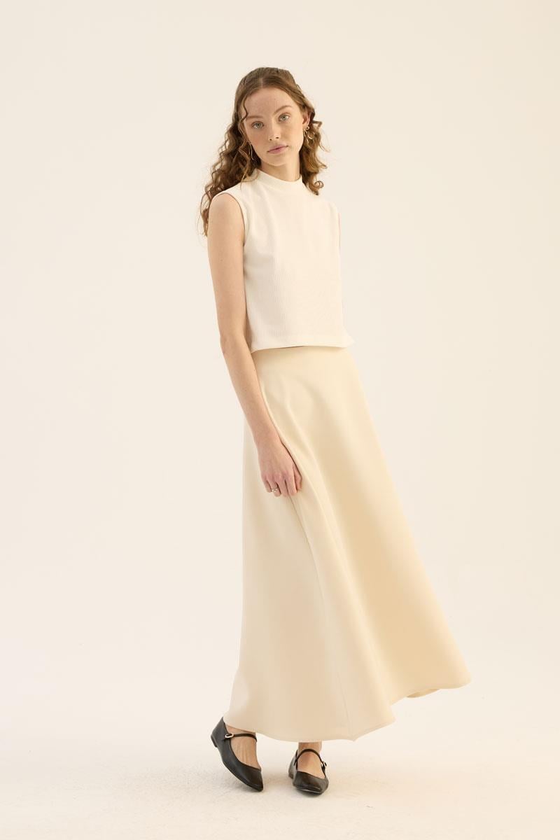 Kabarık Puf Etek Krem