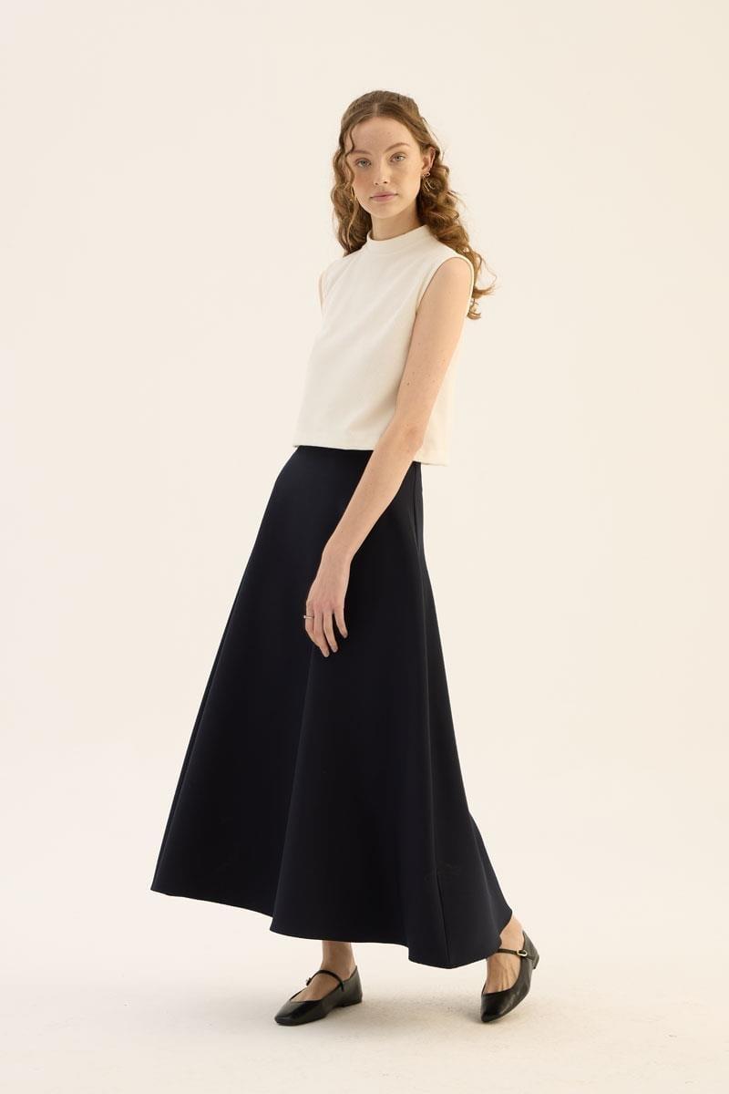 Kabarık Puf Etek Lacivert