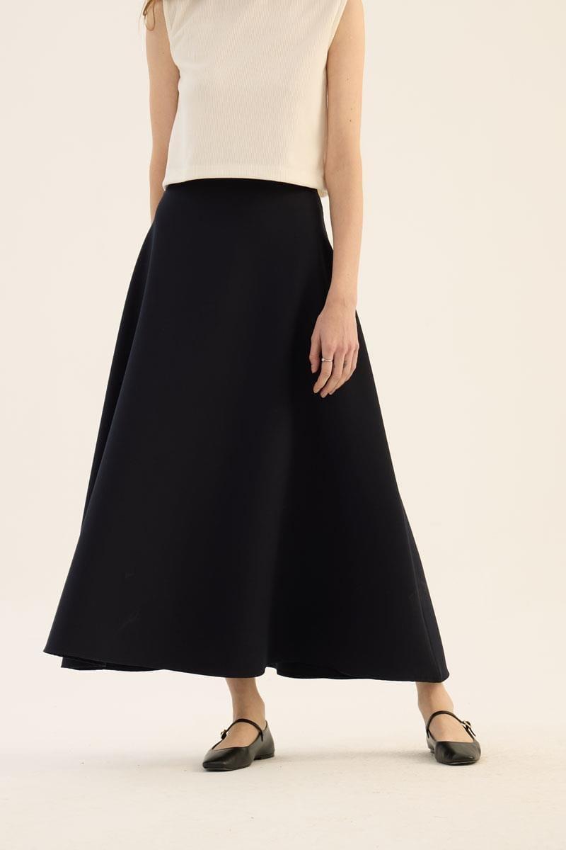 Kabarık Puf Etek Lacivert