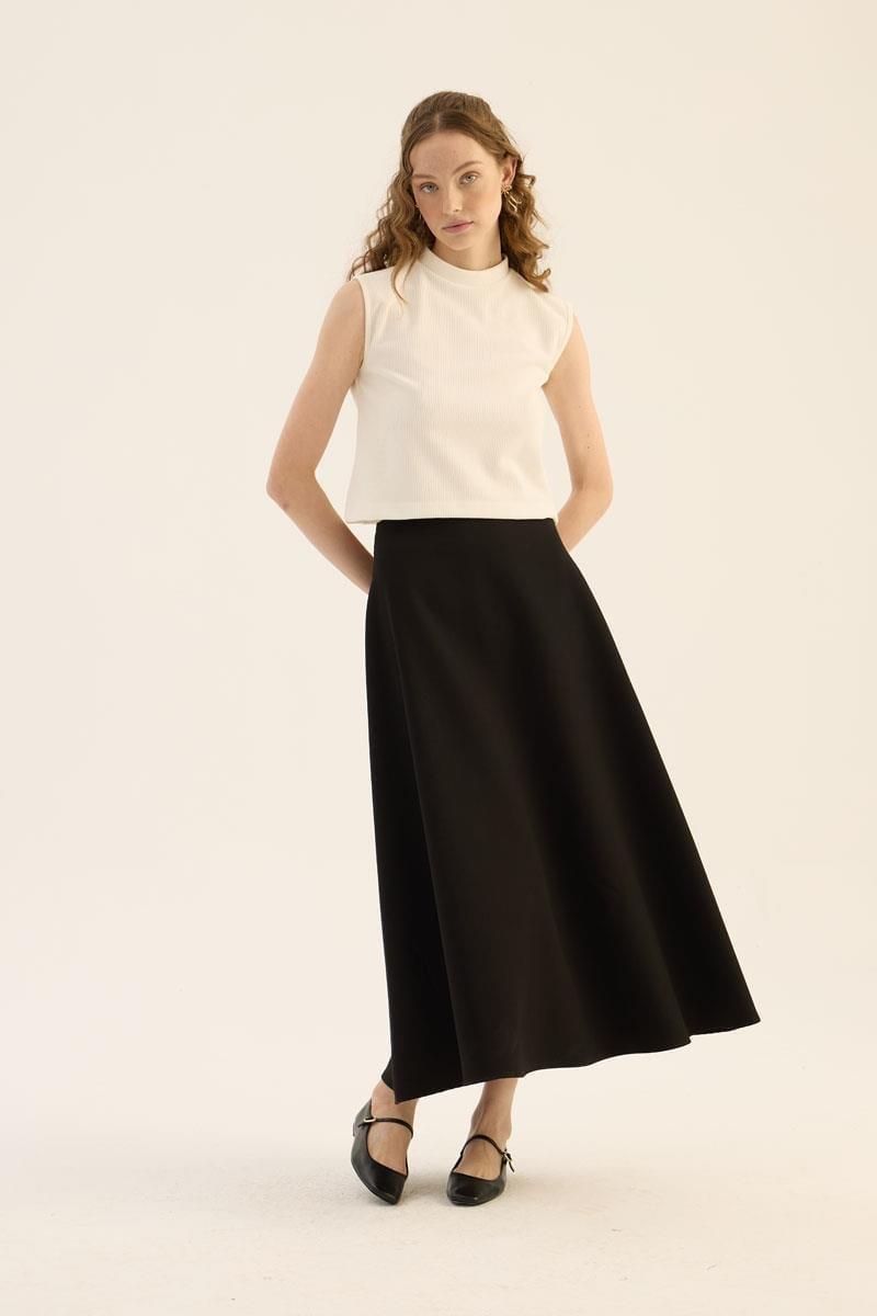 Kabarık Puf Etek Siyah