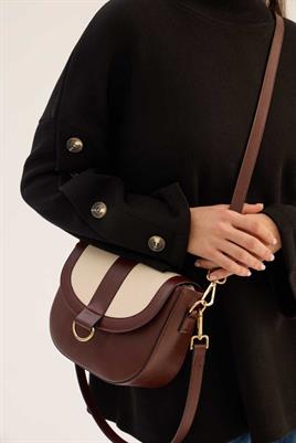 Kanvas Kapaklı Çanta Bordo