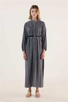 Kare Tokalı İnce Kemer Siyah