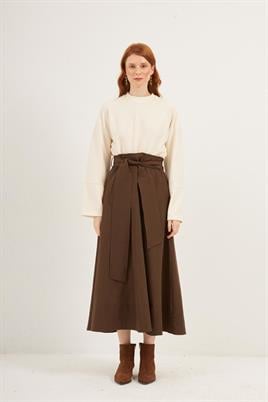 Kemerli Etek Acı kahve