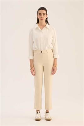 Kesik Paça Jean Naturel