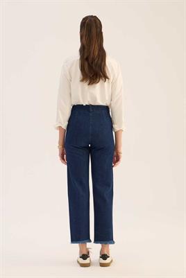 Kesik Paça Jean Lacivert