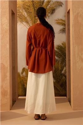 Kimono Gömlek Kiremit