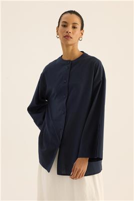 Kimono Gömlek Lacivert