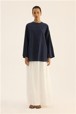 Kimono Gömlek Lacivert
