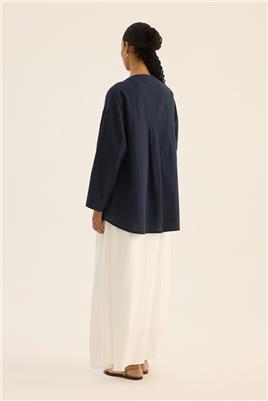 Kimono Gömlek Lacivert