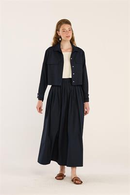 Kısa Ceket Lacivert