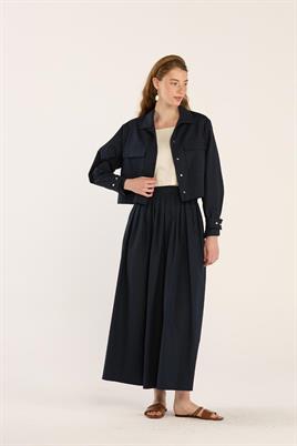 Kısa Ceket Lacivert