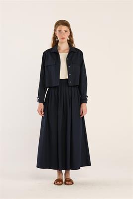 Kısa Ceket Lacivert