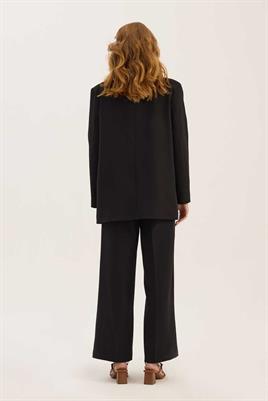 Klasik Kesim Blazer Siyah