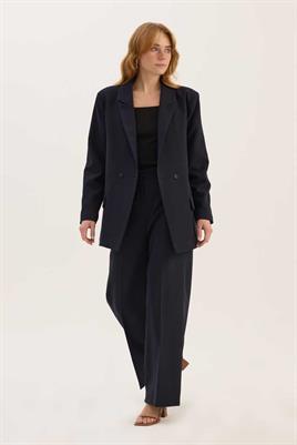 Klasik Kesim Blazer Lacivert