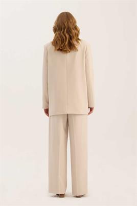 Klasik Kesim Blazer Taş