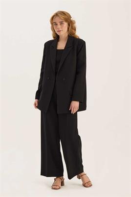 Klasik Kesim Blazer Siyah