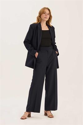 Klasik Kesim Blazer Lacivert