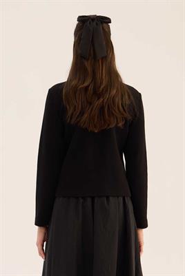 Klasik Triko Hırka Siyah