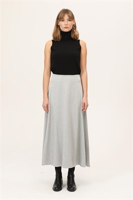 Kloş Etek Gri