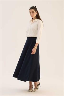 Kloş Etek Lacivert