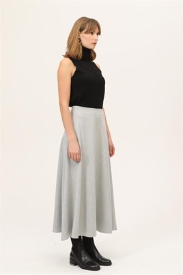 Kloş Etek Gri
