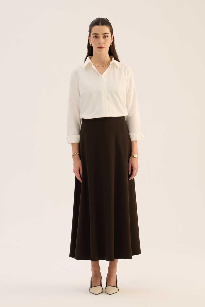 Kloş Etek Acı kahve