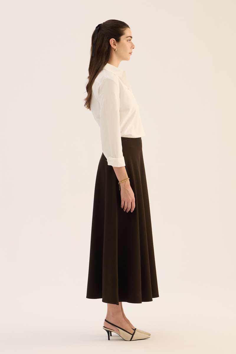 Kloş Etek Acı kahve