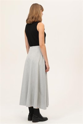 Kloş Etek Gri