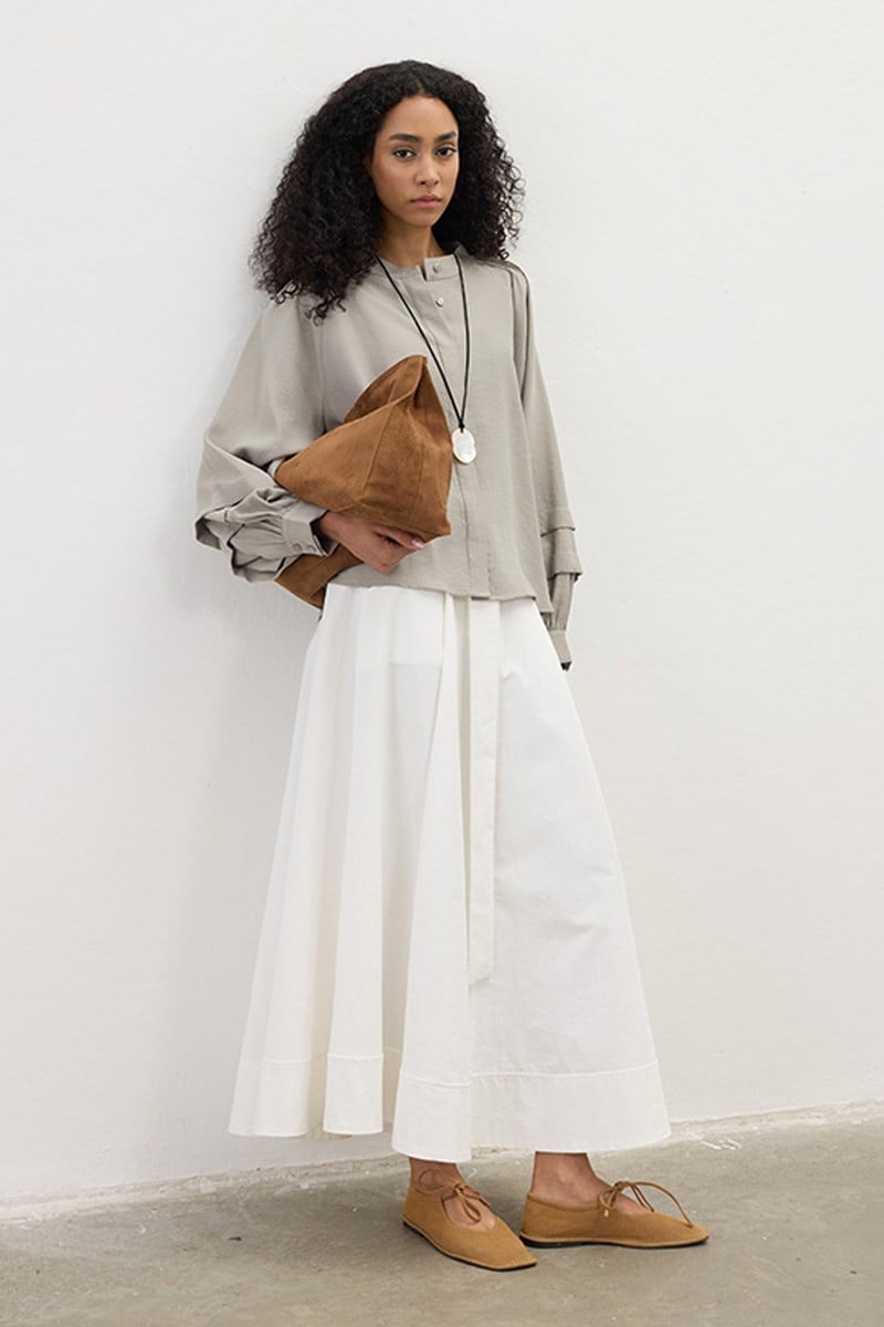 Kol Katmanlı Gömlek Çakıl Taşı