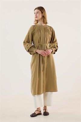 Kol Katmanlı Tensel Tunik Safran