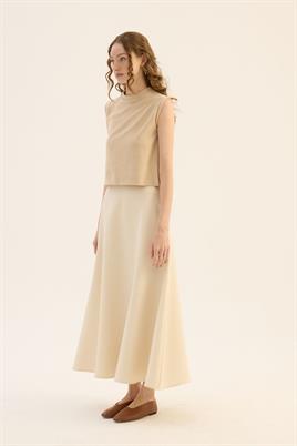 Kolsuz Triko Bluz Taş