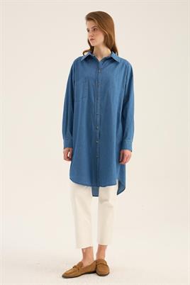 Kot Gömlek Açık mavi