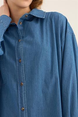 Kot Gömlek Açık mavi