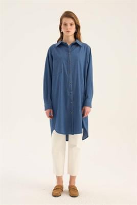 Kot Gömlek Mavi
