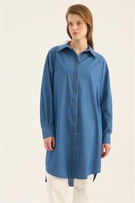 Kot Gömlek Açık mavi