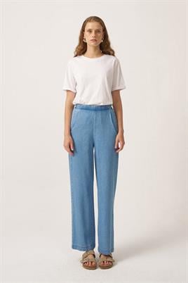 Lastikli Kot Pantolon Açık mavi
