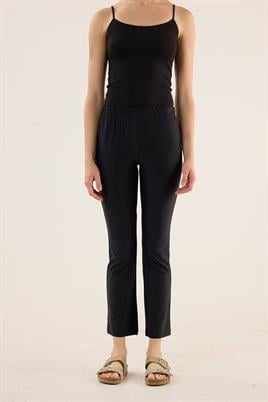 Likralı Tesettür Mayo Pantolon Siyah