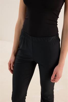 Likralı Tesettür Mayo Pantolon Siyah