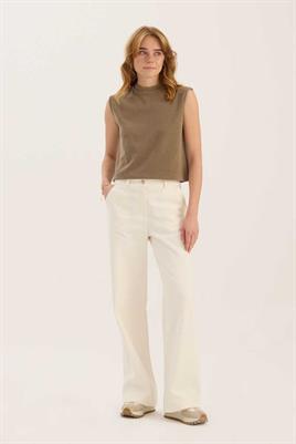 Loose Fit Jean Beyaz