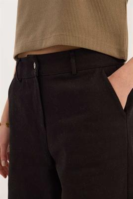 Loose Fit Jean Siyah