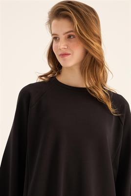 Modal Sweatshirt Siyah