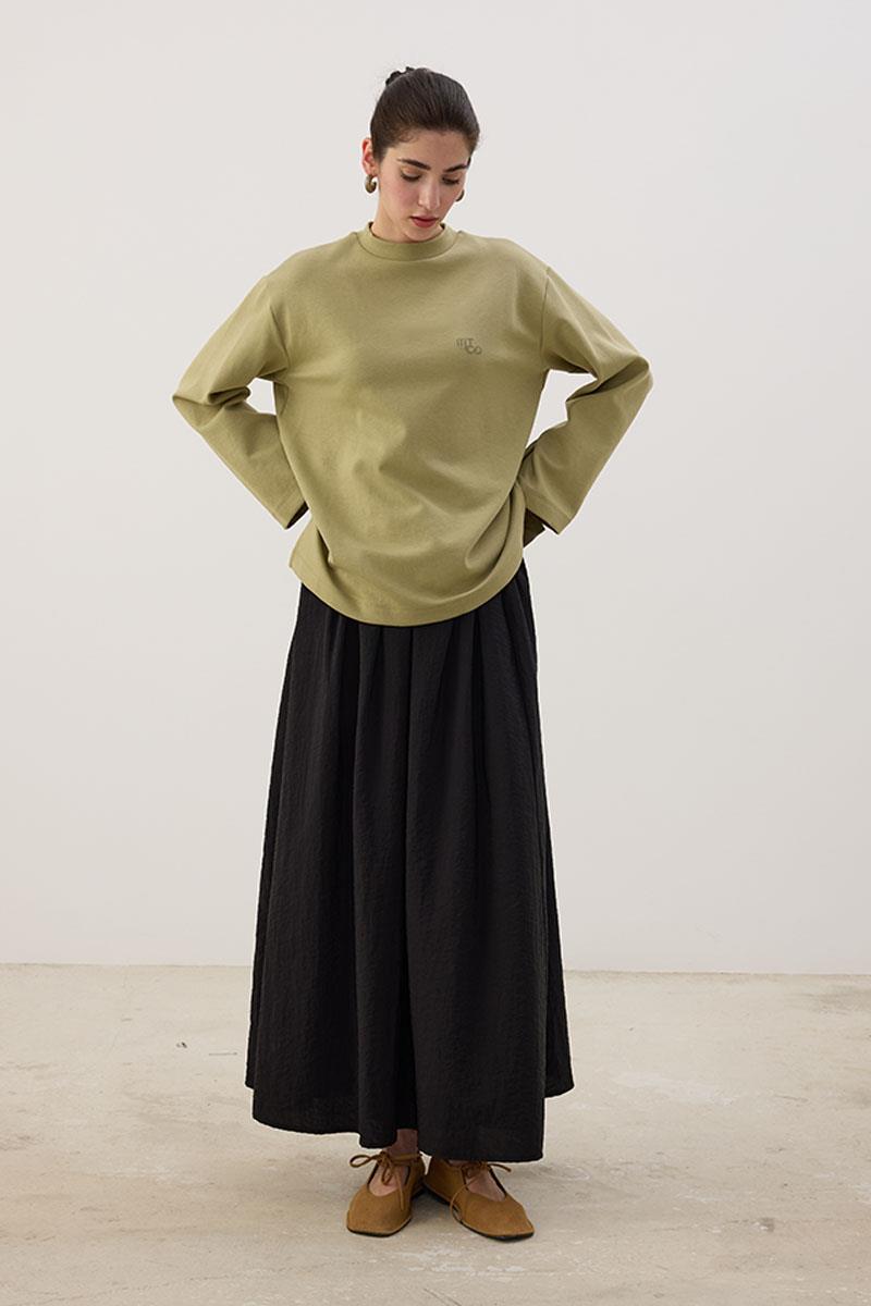 Nakışlı Sweatshirt Çağla