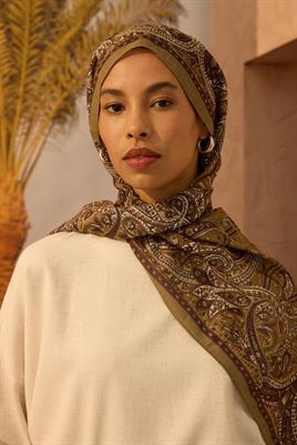 Natürel %100 Keten Cepli Etek, Beyaz Keten Bluz, Bohem Şal Kombin