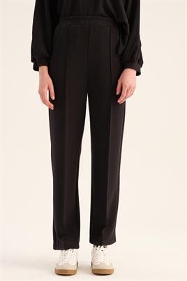 Önü Dikişli Eşofman Altı Siyah